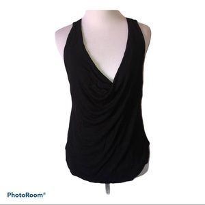 Babakul‎ women’s small black  mixed media top